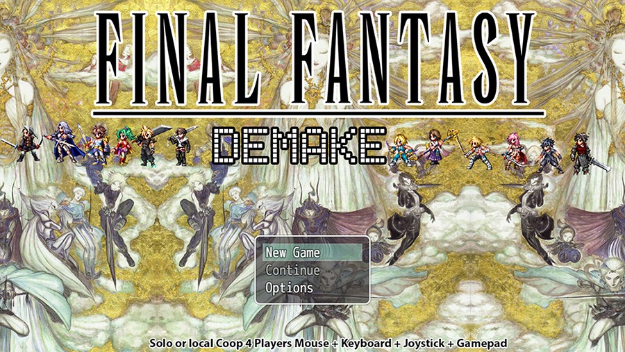 Games like Final Fantasy Demake RPG Maker MV