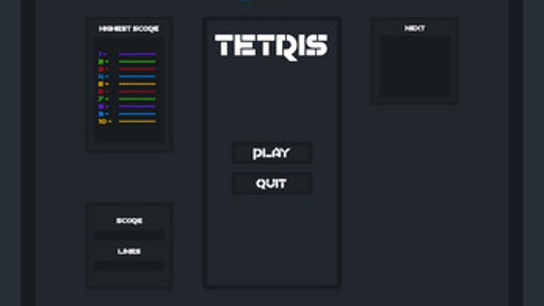 Tetris screenshot