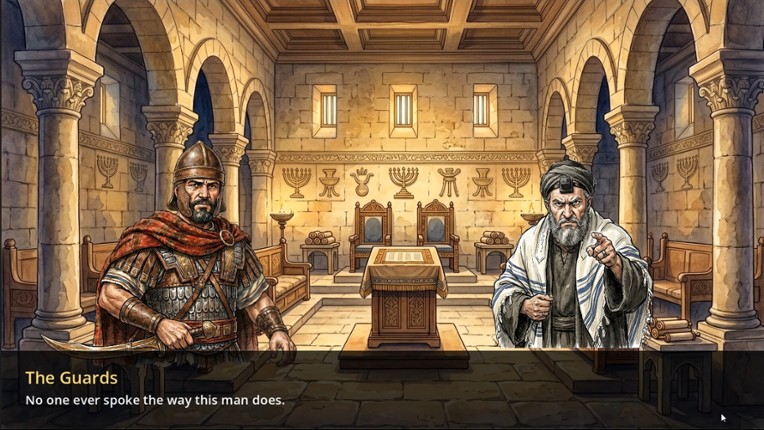 Jesus Christ: A Gospel Visual Novel screenshot