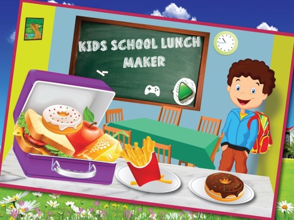 Kids school lunch maker – A school food &amp; lunch box cooking game for girls Image
