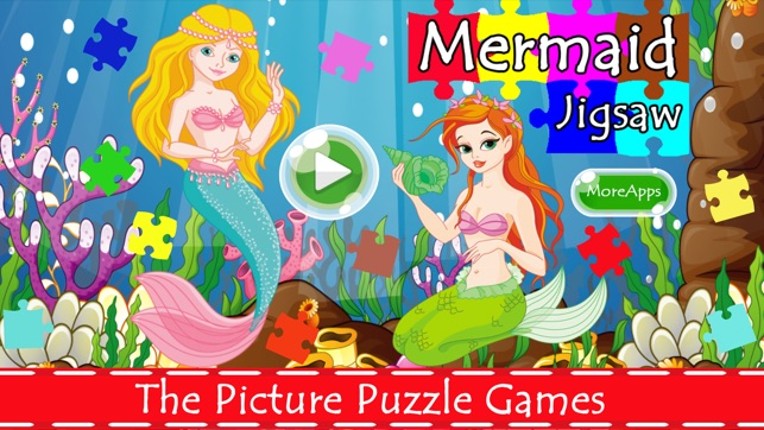 Mermaid Princess Jigsaw Puzzles Games For Kids screenshot