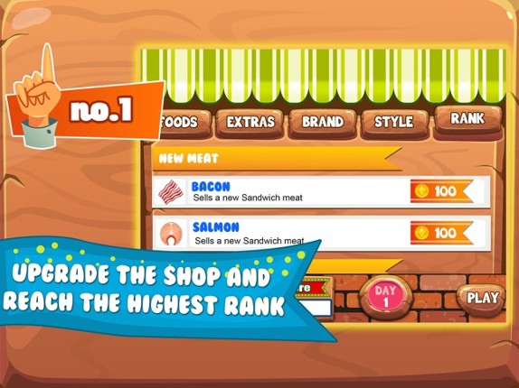 Sandwich Lunch Food Maker Mania - sim mama story &amp; make cooking dash games for kids Image
