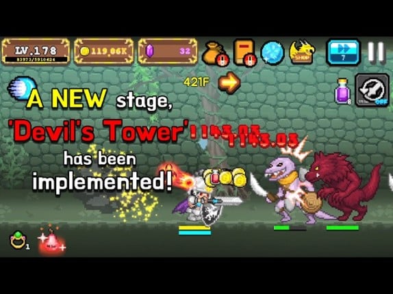 Tap Knight : Dragon's Attack screenshot