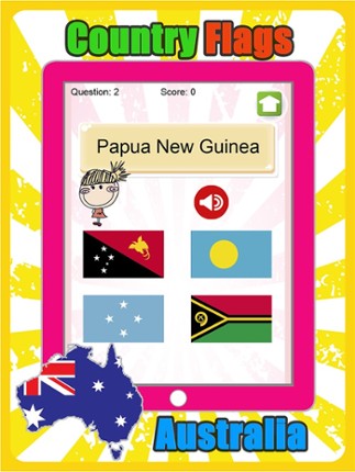 Australia Regions Country And Territory Flag Games screenshot