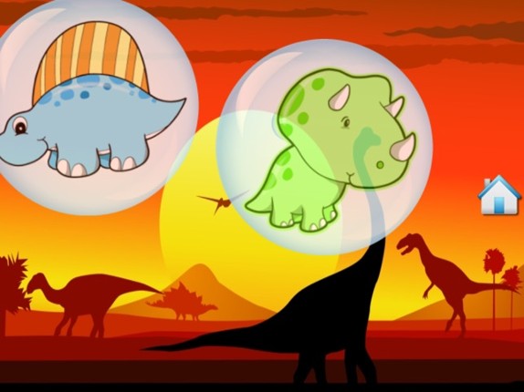 Dino Bubbles for Toddlers : discover the Dinosaurs ! FREE App screenshot