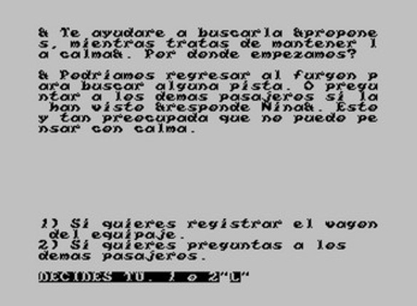 El Expreso de los Vampiros -ZX Spectrum- Image