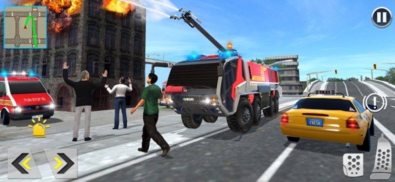 Firefighter Vehicles Rescue 3D screenshot