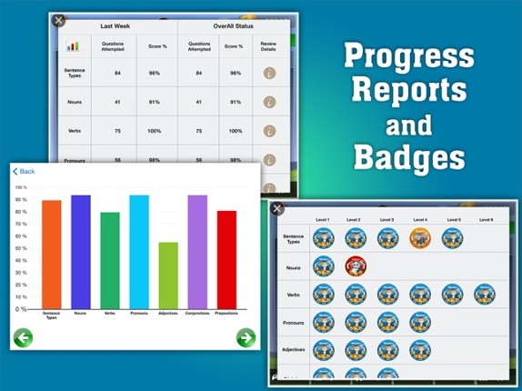 First Grade Grammar by ClassK12 - A fun way to learn English Language Arts [Lite] Image