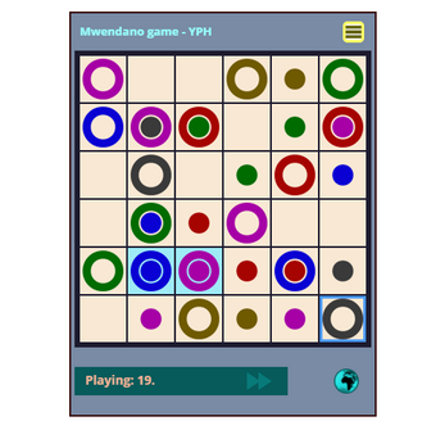 Mwendano Web version logic game Image