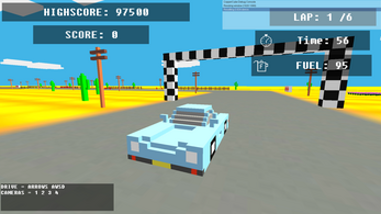 RETRO CUBE RACING screenshot