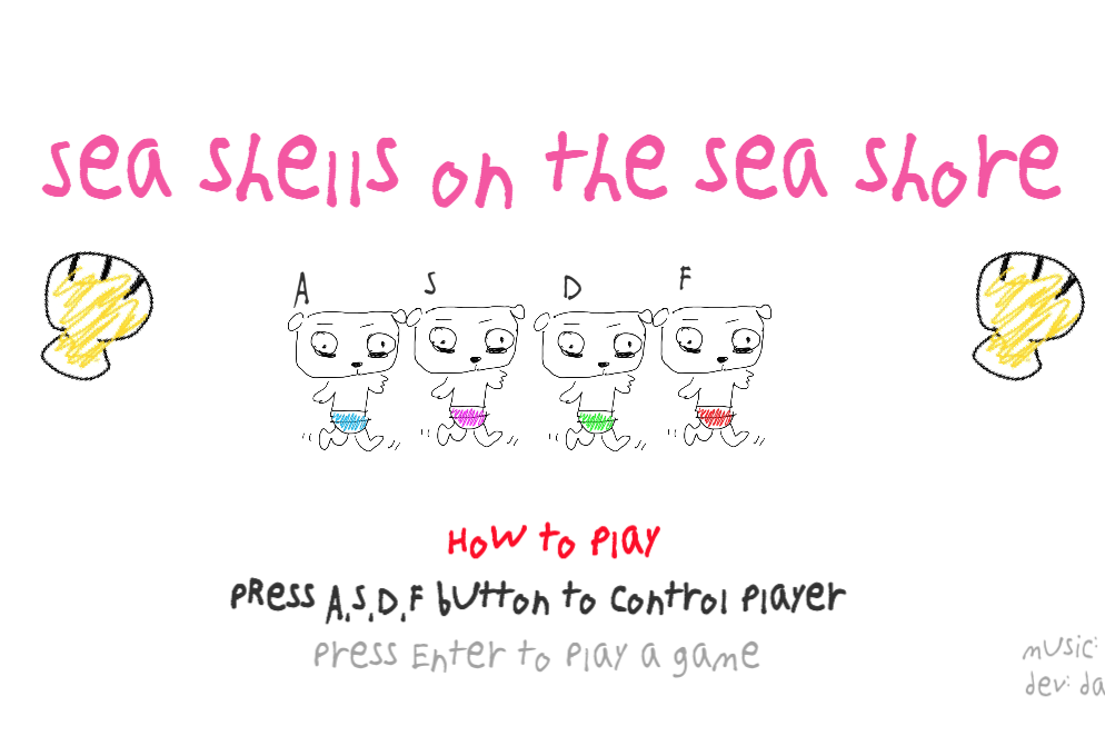 Games like Sea Shells on the Sea Shore