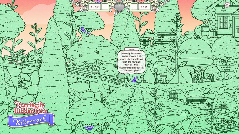 Purrfectly Hidden Cats - Kittenrock screenshot