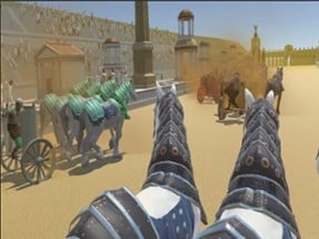 Rome Circus Maximus: Chariot Race. Cardboard VR Image