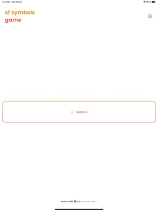 SF Symbols Game Image