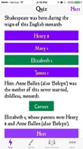 ShakesQuiz: Shakespeare quiz &amp; complete works Image