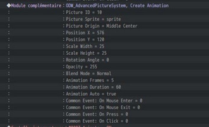 Advanced Picture System Plugin for RPG Maker MZ Image