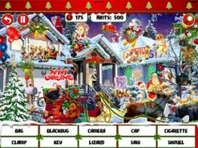 Christmas Winter Snow Holiday Hidden Objects Image