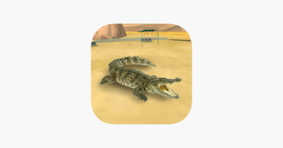 Crocodile Wild Life 3D Image