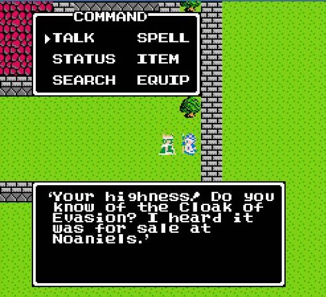 Dragon Warrior III screenshot