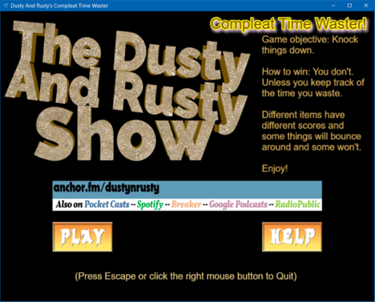 Dusty And Rusty's Compleat Time Waster! Image