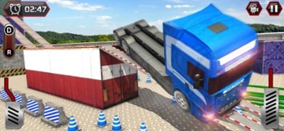 Extreme Semi Truck Parking Image