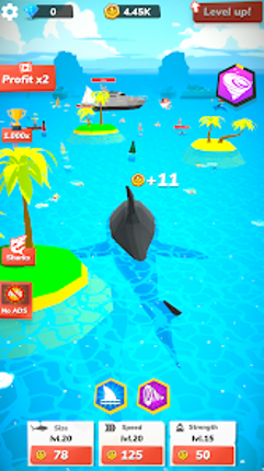 Idle Shark World - Tycoon Game screenshot
