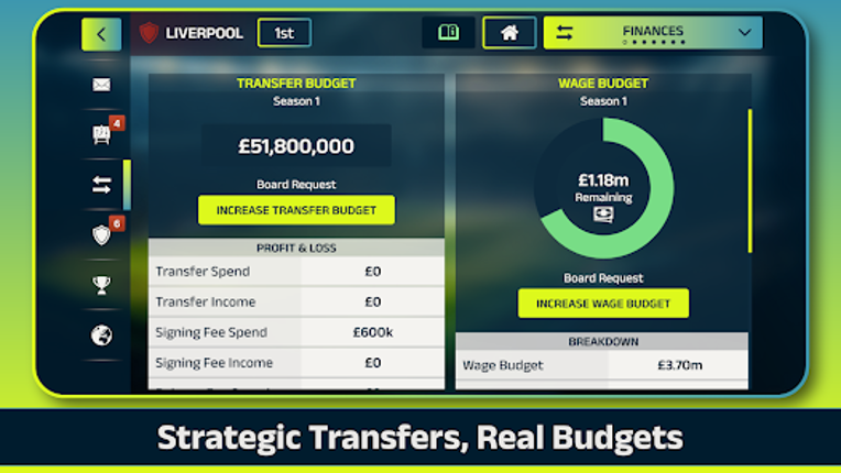 Football Club Manager screenshot