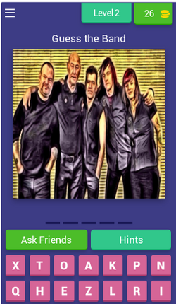 Guess The Band Quiz Game Free screenshot