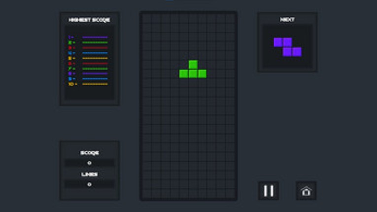 Tetris screenshot