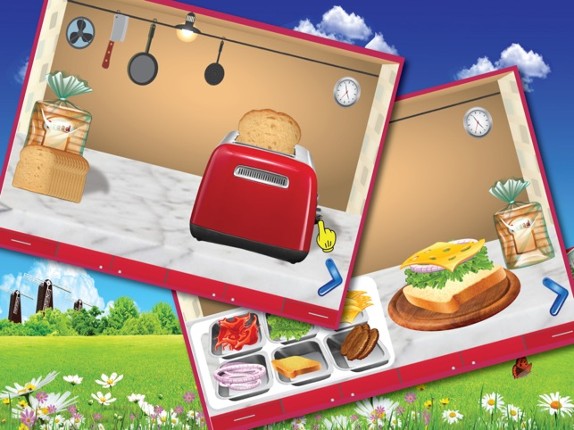 Kids school lunch maker – A school food & lunch box cooking game for girls screenshot