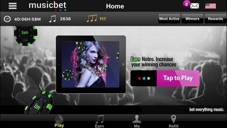 Musicbet screenshot