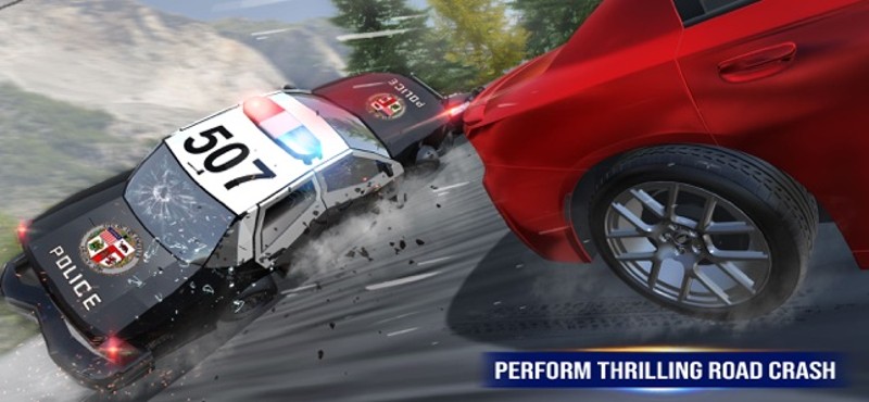 Police Car Chase: Speed Crash screenshot