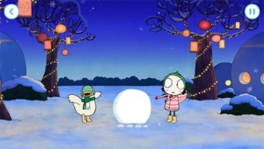 Sarah &amp; Duck: Build a Snowman Image