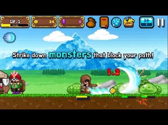 Tap Knight : Dragon's Attack screenshot