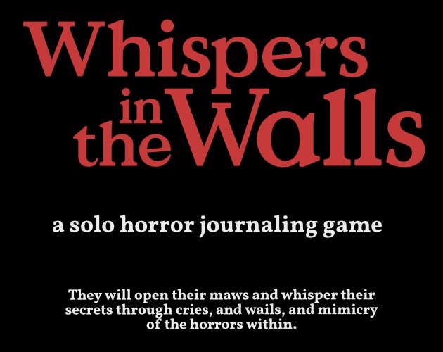 Games like Whispers in the Walls