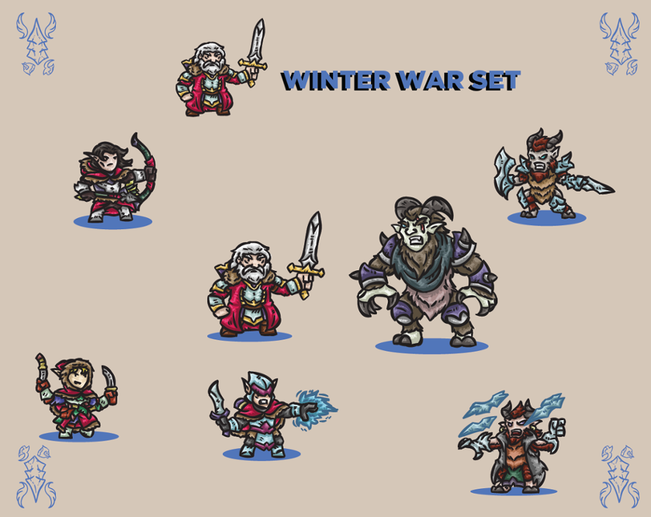 Games like Winter War Paper Mini set