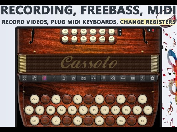 Accordion Diatonic Cassoto screenshot