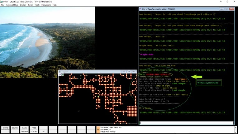 City of Ages: Picture Supportive Text MUD screenshot