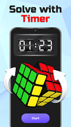 Rubik's Cube Solver AI Scanner Image