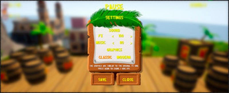 Donkey Kong vs Banana Thieves (PS One style) screenshot