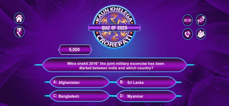 KBC Crorepati Quiz 2025 Hindi screenshot