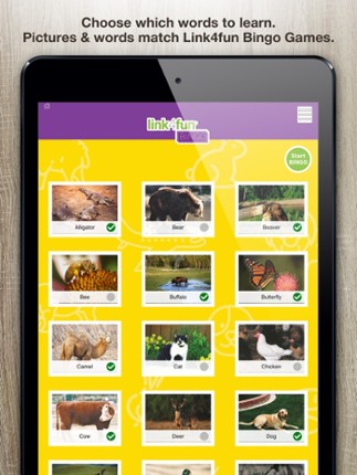 Picture Recognition Bingo Caller's App screenshot