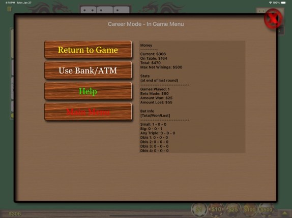 Sic Bo / Hi-Lo screenshot