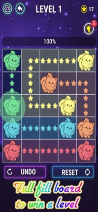 Adorable Cats glow connect screenshot