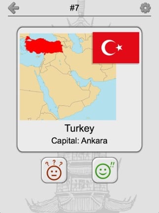 Asian Countries &amp; Middle East - Flags and Capitals screenshot