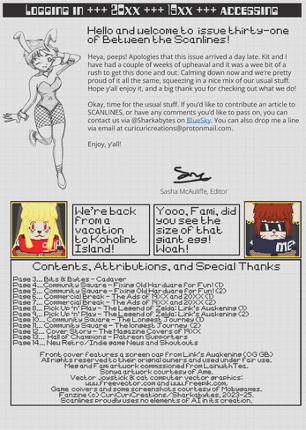 Between the Scanlines - Issue Thirty-One Image