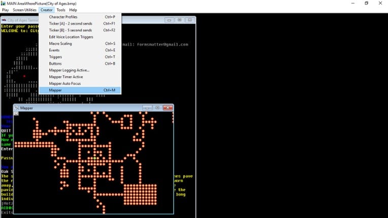 City of Ages: Picture Supportive Text MUD screenshot