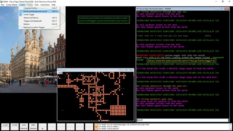 City of Ages: Picture Supportive Text MUD screenshot