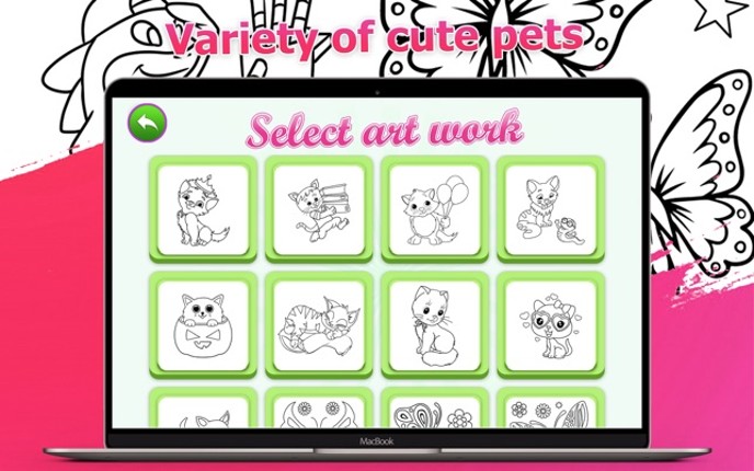 Cute Animal Coloring for Kids screenshot