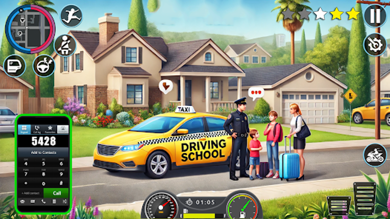 Manual Car Driving Car Game Image
